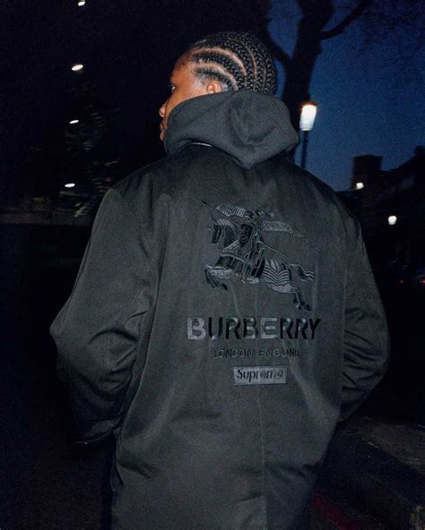 supreme x burberry release date.